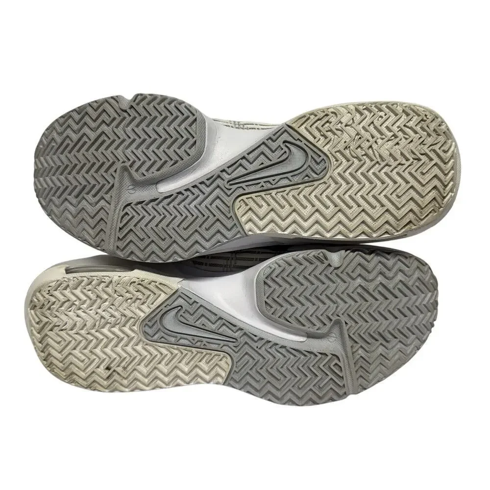 Nike LeBron Witness 6 CZ4052-102 Summit White Metallic Platinum Men’s Size 8